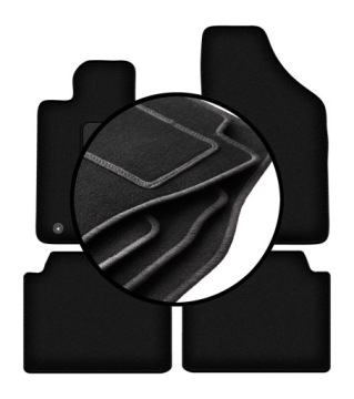 Velurové koberce komplet pro: Renault Safrane liftback (1992-2000)