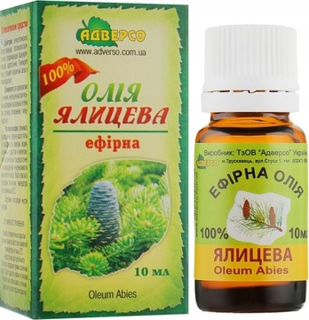 Olejek Pichtowy, Jodłowy, Naturalny, Adverso, 10ml