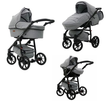 Multifunkční Kočárek 3V1 Celá Autosedačka 13 Kg
