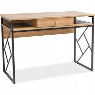 Biurko Tablo B 110x48 z Szufladą i Półkami Loft