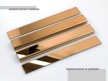 МАТОВАЯ МЕДНАЯ КРОМКА для плитки толщиной 12,5 мм