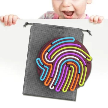 Доска для сенсорной активности, координация, бесшумная доска для игр, детская доска, красная