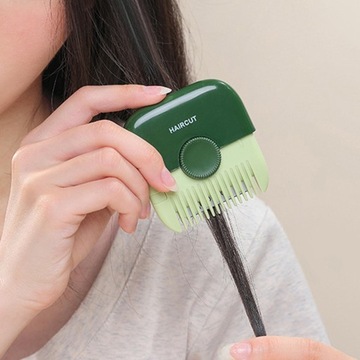 Мини-машинка для стрижки волос Маленький инструмент для стрижки волос, зеленый