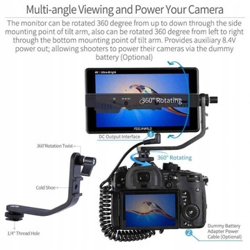 Монитор для просмотра LUT6 Feelworld