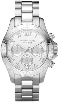 Damski elegancki srebrny Zegarek MICHAEL KORS