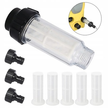 Детали для осадочного фильтра для садового шланга, 9 шт.