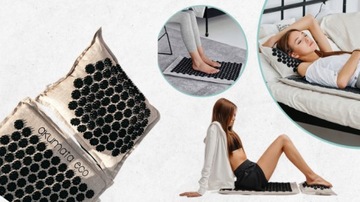 ECO AKUMATA АКУПРЕССУУРНЫЙ КОВРИК + ПОДУШКА ДЛЯ ЗДОРОВЬЯ