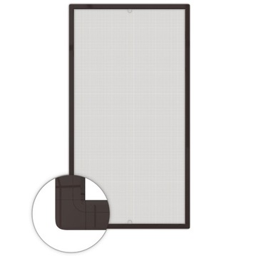 Moskitiera ramkowa SlimLine 80x150cm, BRĄZOWA RMM