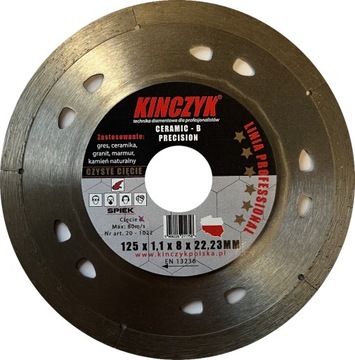 KINCZYK CERAMIC - B PRECISION 125MM