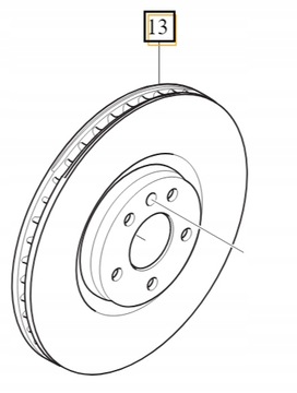 Tarcza hamulocwa przednia 17'' Volvo XC40