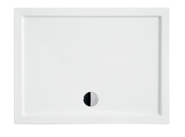 Besco Alpina Slimline brodzik 120x90 cm prostokątny biały BAA-129-P