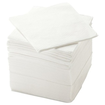BIAŁE SERWETKI MEGA PAKA 150SZT 30X30CM KOMUNIA CHRZCINY IKEA STORATARE