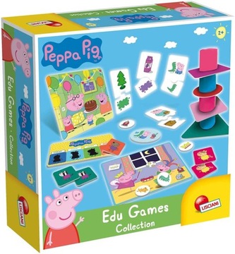 LISCIANI Świnka Peppa Kolekcja Gier Edukacyjnych