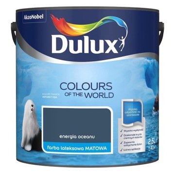 Dulux Kolory Świata Farba Energia Oceanu Mat 2,5L