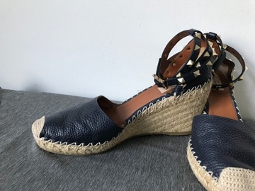 Valentino Garavani espadryle koturn 39