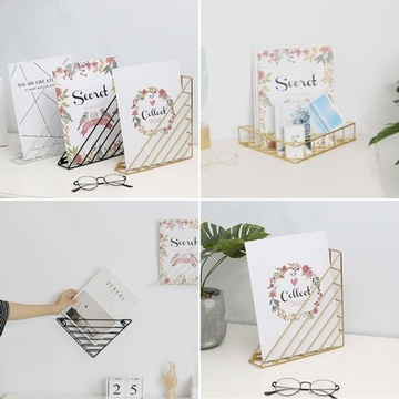 Металлическая подставка для документов, подвесная газетница L