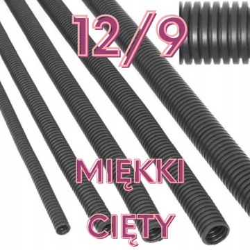 Peszel sam. rurka karbowana cięty miękka 12/9 mm