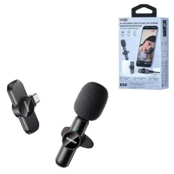 БЕСПРОВОДНОЙ МИКРОФОН для стримеров REMAX USB-C Android K09