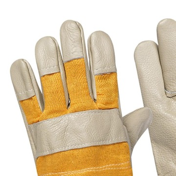 Сварочные перчатки Защитные перчатки Рабочие перчатки Жаростойкие бежевые