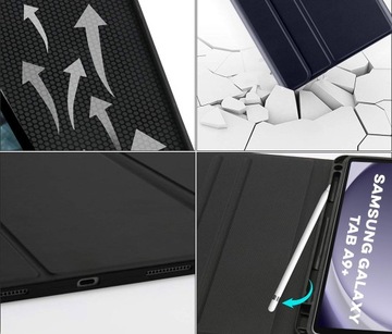 ЧЕХОЛ-КЛАВИАТУРА ДЛЯ SAMSUNG GALAXY TAB A9+ SM-X210 SM-X215 SM-X216 ТЕМНО-СИНИЙ