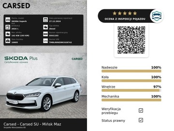 Skoda Superb IV Kombi 2.0 TDI 193KM 2024 Skoda Superb 2.0TDI 193KM 4X4 Selection DSG l Akty, zdjęcie 39