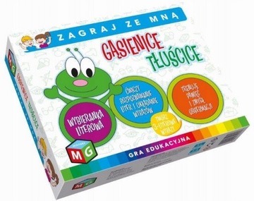 GEA EDUKACYJNA GĄSIENICE TŁUŚCICE LITERKI WYRAZY