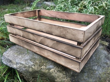 ДЕРЕВЯННАЯ КОРОБКА, РЕТРО-ЦВЕТОЧНЫЕ КОРОБКИ