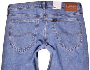 LEE spodnie STRAIGHT jeans DAREN ZIP FLY _ W32 L32