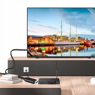 Kabel przewód Adapter konwerter z Euro HDMI na SCART PAL/NTSC 1080P HD 1m