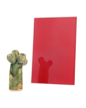 Panel szklany czerwony szkło czerwone 4 mm w połysku 60x80 cm 600x800 mm
