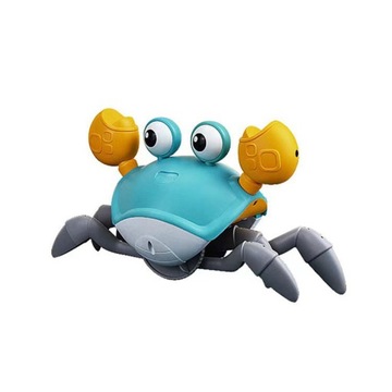 ИГРУШКА ПОЛЗУЩИЙ КРАБ С МУЗЫКОЙ И СВЕТОДИОДНОЙ ПОДСВЕТКОЙ ДЛЯ ДЕТЕЙ