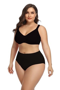 MAJTKI DAMSKIE PLUS SIZE FIGI BEZSZWOWE WYSOKI STAN LASEROWO L - 6pak