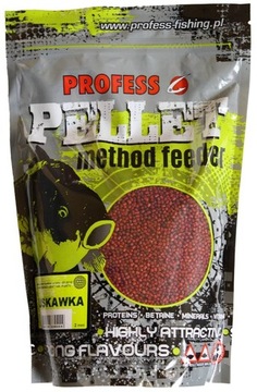 Кормушка PROFESS PELLET MICRO МЕТОД 2мм КЛУБНИКА 700г