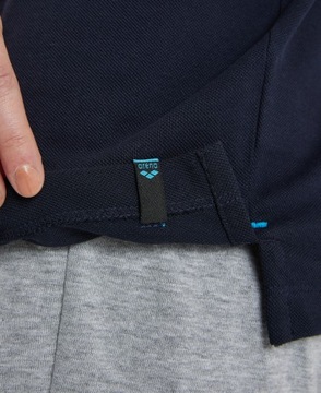 Хлопковая рубашка-поло унисекс Arena Team Poloshirt Solid Navy R.XL