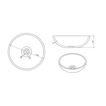 Керамическая раковина Sapho PRIORI 42см зеленая PI01