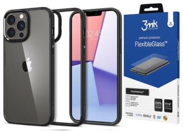 Pouzdro pro Iphone 13 Pro Max Spigen Ultra 3MK Sklo