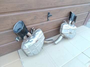 AUDI RS4 RS5 B9 8W0 ЛЕВЫЙ НАКОНЕЧНИК ВЫХЛОПА, Глушитель, ВЫХЛОПНАЯ НАКЛАДКА ЗАДНЕГО БАМПЕРА