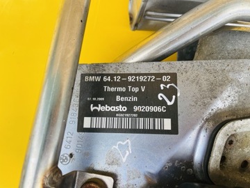 BMW 5 F10 F11 WEBASTO BENZÍN TOPENÍ 9219272