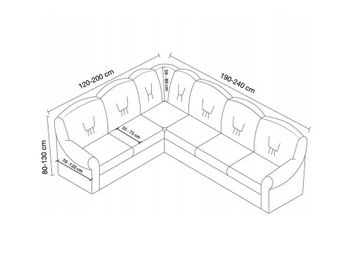 ПОКРЫТИЕ НА УГЛОВОЙ СЕРЫЙ ДИВАН