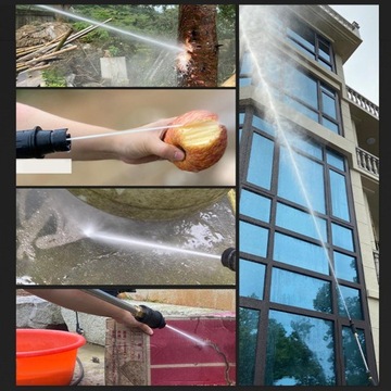 Электрическая мойка высокого давления с трубкой высокой мощности.