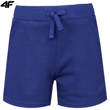 КОРОТКИЕ ШОРТЫ ДЛЯ МАЛЬЧИКОВ 4F, ДЕТСКИЕ СПОРТИВНЫЕ ТРЕНИРОВКИ M627 ХЛОПОК 152