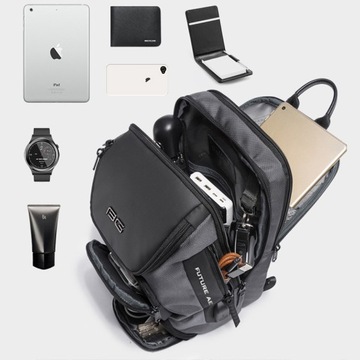 Moda МУЖСКАЯ НАСТЕННАЯ СУМКА, РЮКЗАК USB
