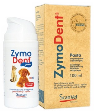 ScanVet ZymoDent 100ml pasta do zębów psy koty