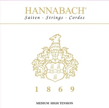 HANNABACH STRUNY DO GITARY KLASYCZNEJ SERIA 1869 CARBON/GOLD MHT
