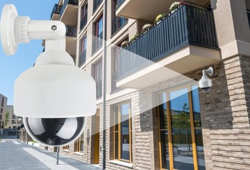 МАКЕТ PTZ-КАМЕРЫ ПОВОРОТНАЯ НА 360° КАМЕРА НАБЛЮДЕНИЯ 2xAA ПОДВЕСНЫЕ СВЕТОДИОДЫ