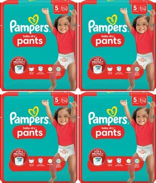 Pampers Pieluchomajtki Baby-Dry Pants Rozmiar 5 ( 12-17 kg ) 96 szt.