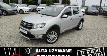 Dacia Sandero II Hatchback 5d TCe  90KM 2013 Dacia Sandero Stepway 0.9 B 90 kM Klima Tempomat Grzane fotele Czujniki Su