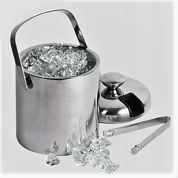 Ведро для льда для шампанского 1,3 л БЕСПЛАТНЫЕ ЩИПЦЫ