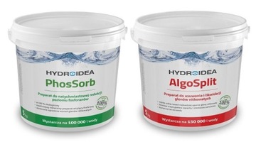 Средство от нитчатых водорослей, Осветляет воду ватой в пруду, Hydroidea AlgoSplit 5K