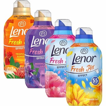 Lenor Fresh Air Effect 4x 770ml skoncentrowany płyn do płukania zestaw MIX